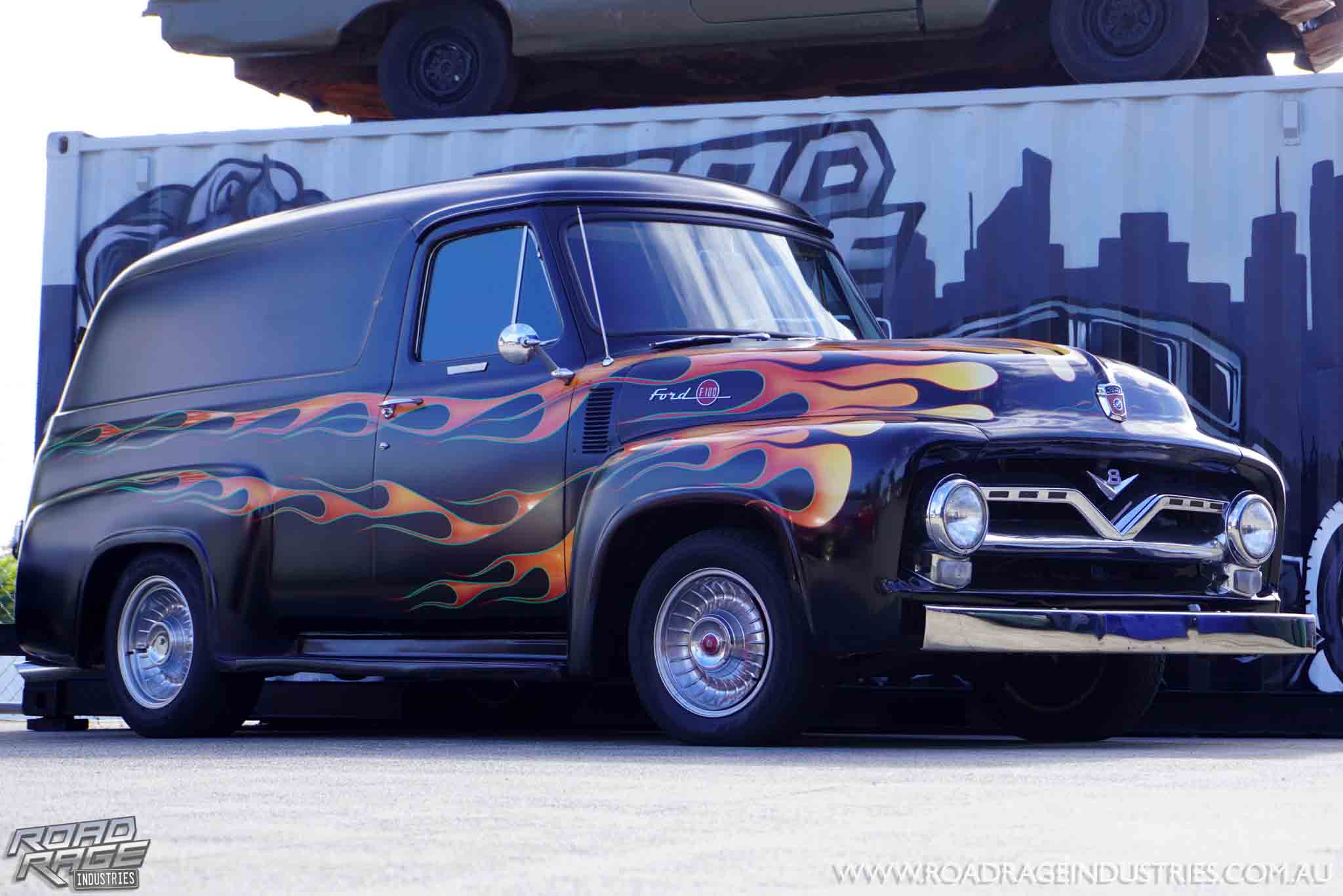 1955 FORD F100 CUSTOM AUTOMATIC WAGON JCMD5241396 JUST CARS